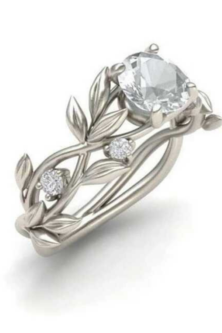 Crystal Flower Ring