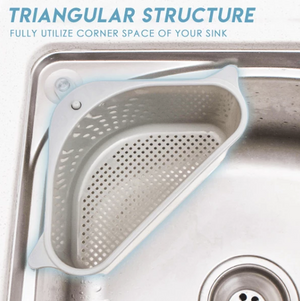 Triangular Sink Drain Shelf