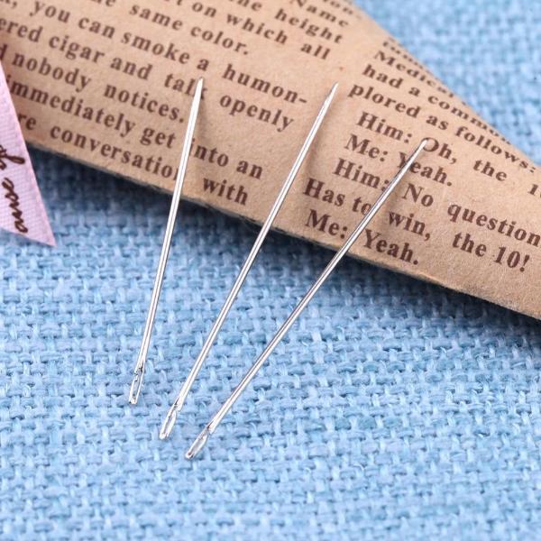 Self-threading Needles