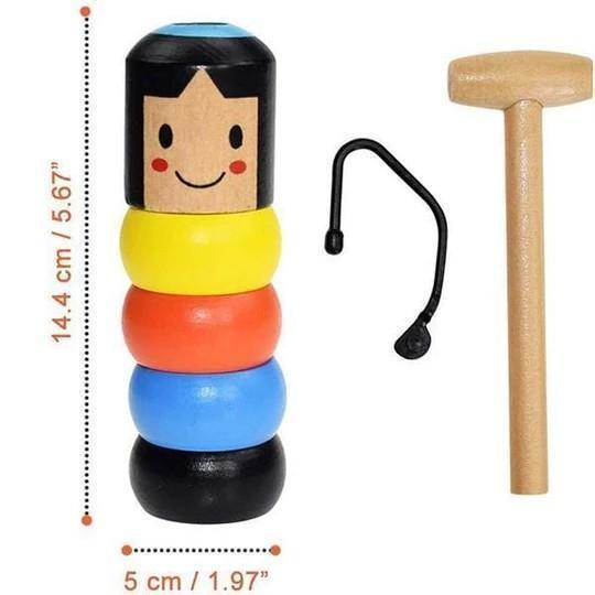 Immortal Daruma Wooden Magic Toy