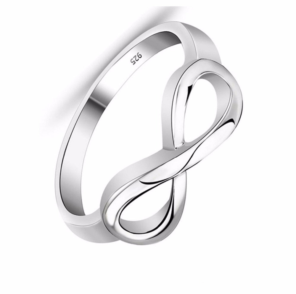 925 Sterling Silver Infinity Ring