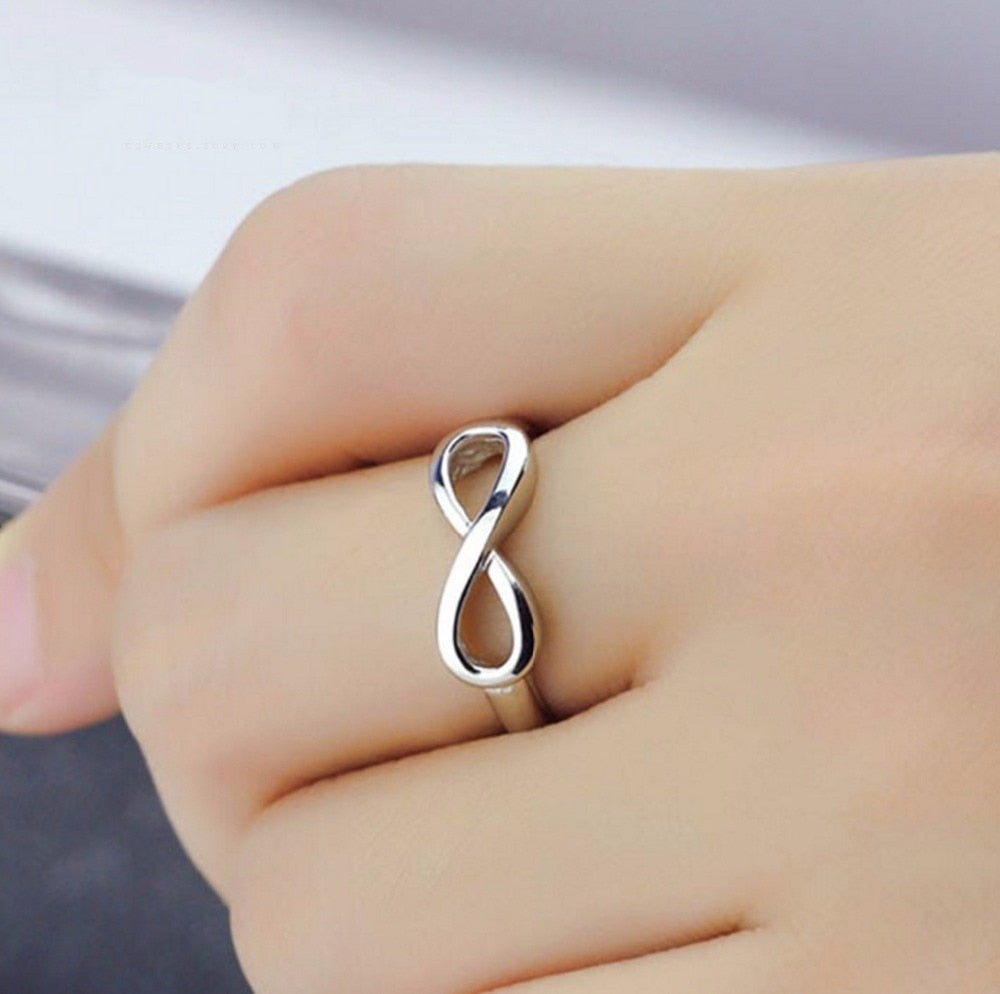 925 Sterling Silver Infinity Ring