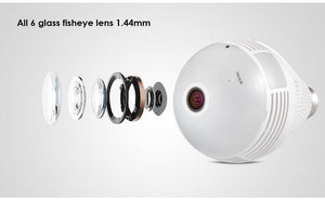 360 DEGREE PANORAMIC CAMERA LIGHT BULB