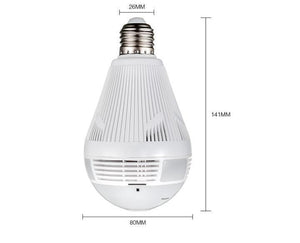 360 DEGREE PANORAMIC CAMERA LIGHT BULB