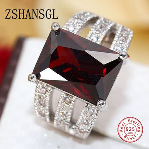 Luxury Solid 925 Sterling Silver Ring