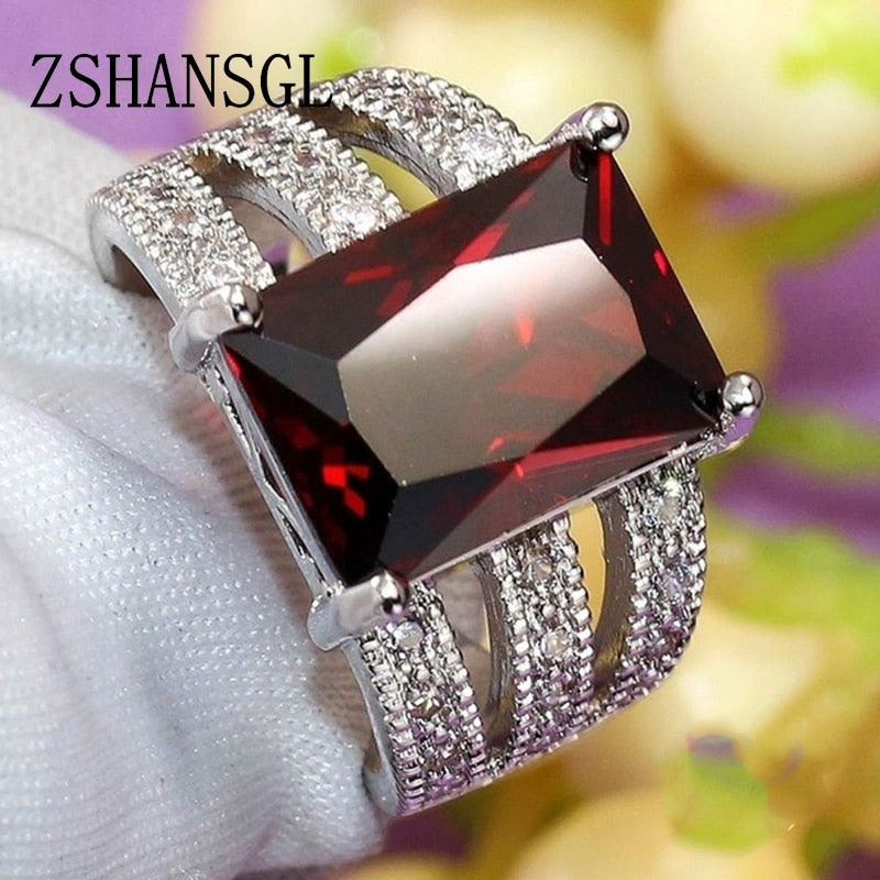 Luxury Solid 925 Sterling Silver Ring