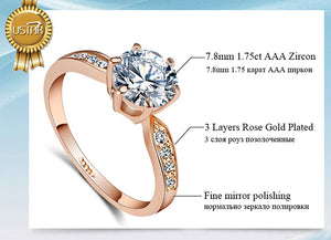 Zircon Engagement Ring