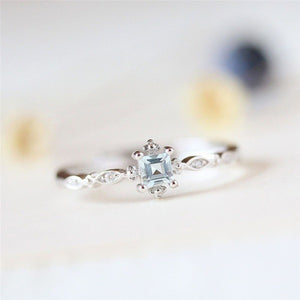 Blue Crystal Ring