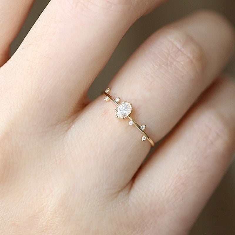 Lovely Rose Gold Plated Ring