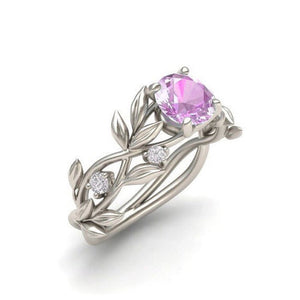 Leaf Design Luxury Ring