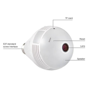 360 DEGREE PANORAMIC CAMERA LIGHT BULB