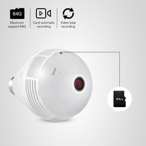 360 DEGREE PANORAMIC CAMERA LIGHT BULB